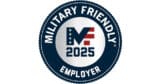 #7 on the Military Friendly Employer list for 2025 